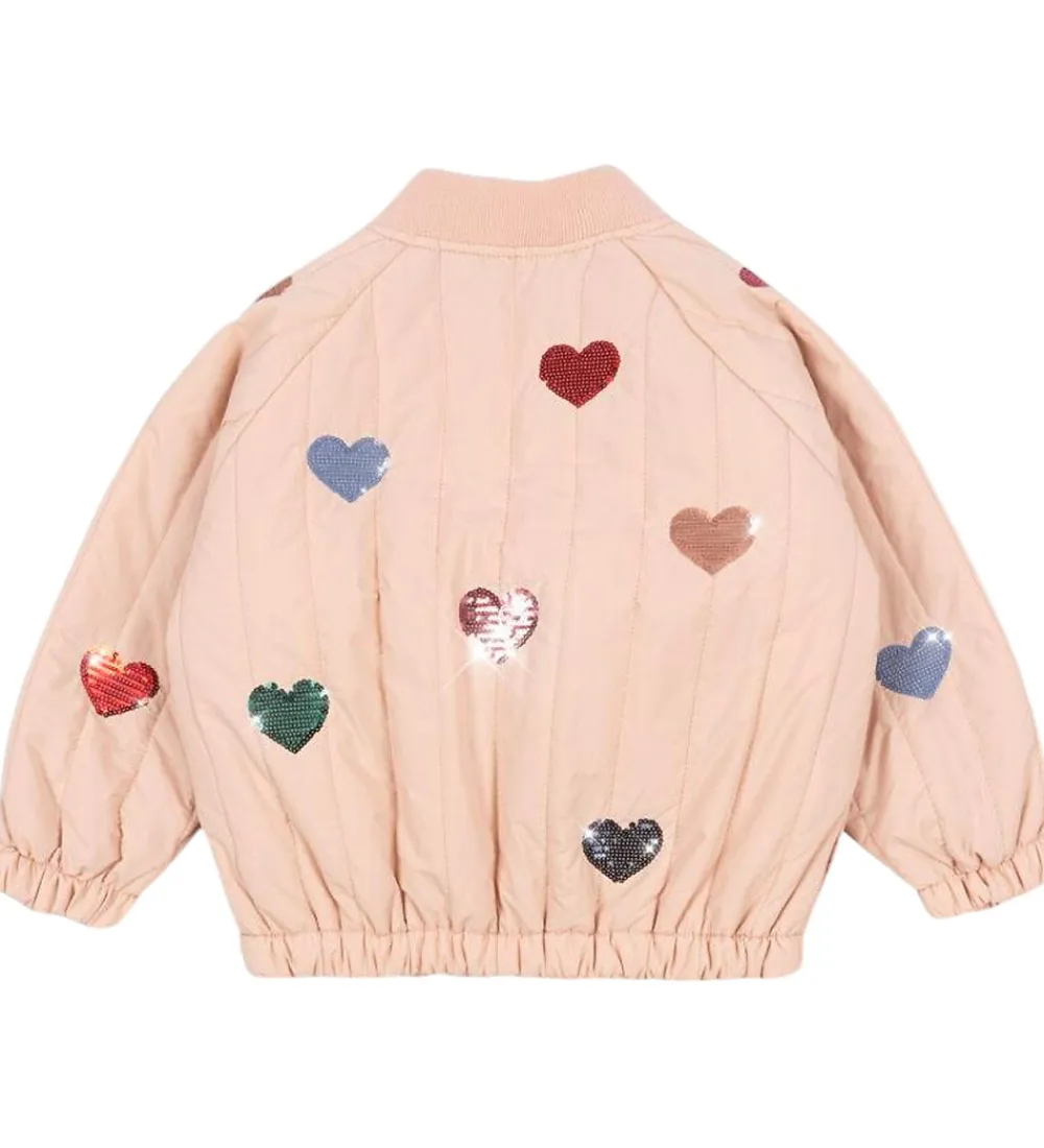 Konges Sløjd Termotøj*Termojakke - Juno Sequin Bomber - Cameo Rose