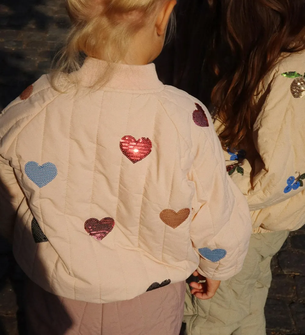 Konges Sløjd Termotøj*Termojakke - Juno Sequin Bomber - Cameo Rose