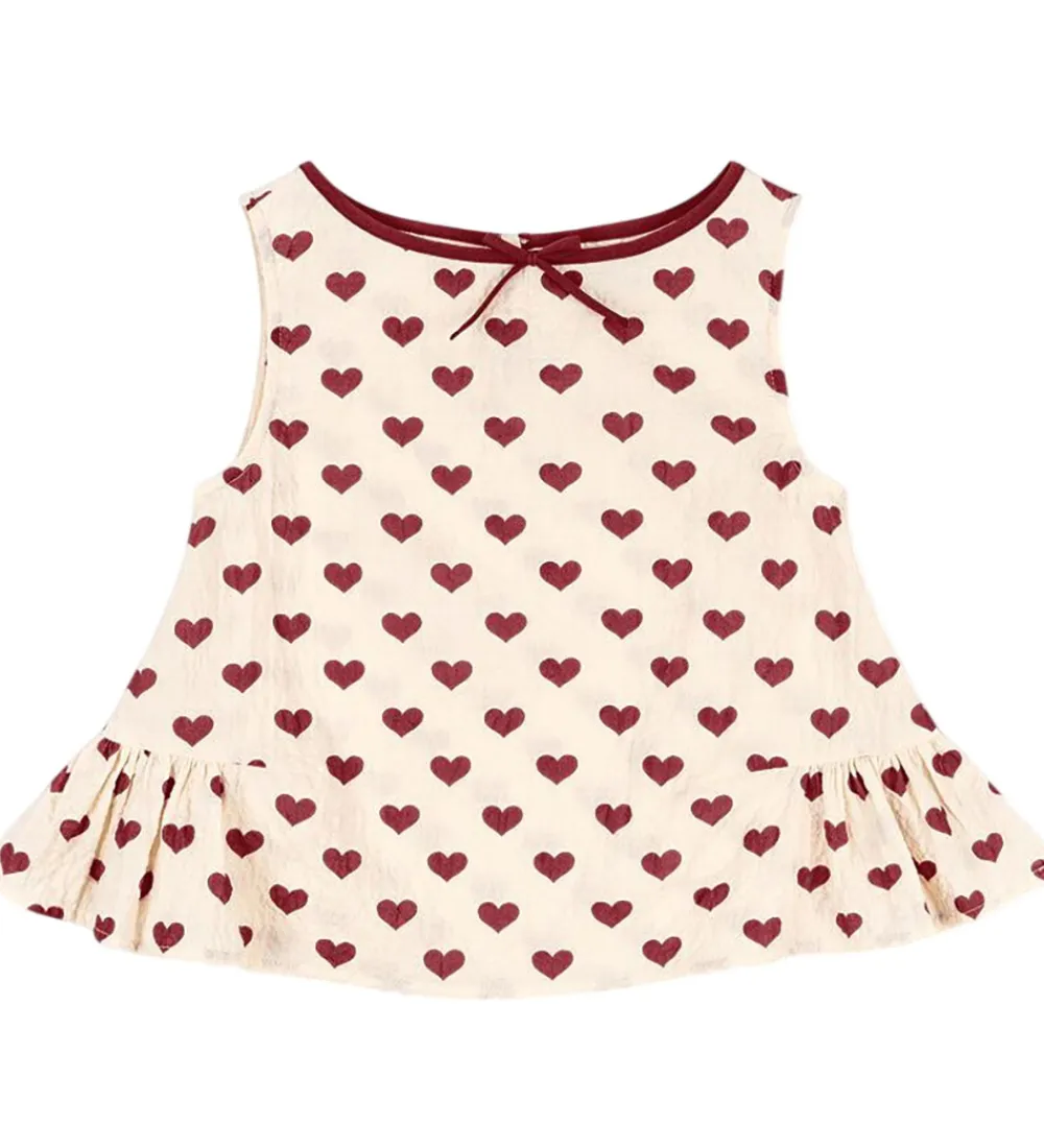 Toppe-Konges Sløjd Top - Ava - Amour Rouge