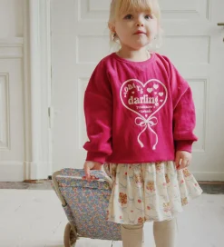Rolleleg|Børnekufferter-Konges Sløjd Trolley - Fleur Rosier