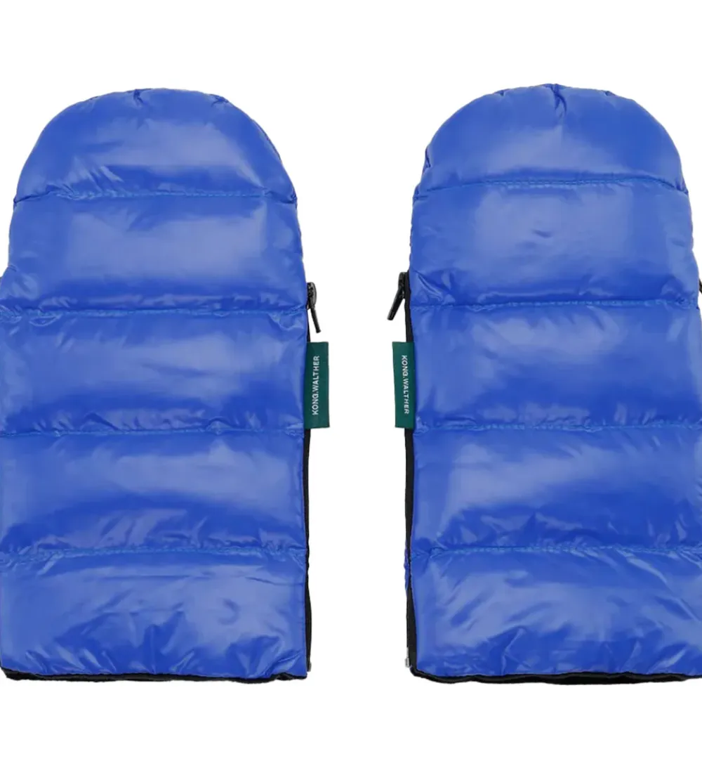 KongWalther Barnevognsudstyr|Barnevognshandsker*Barnevognshandsker - Østerbro - Puffer blue