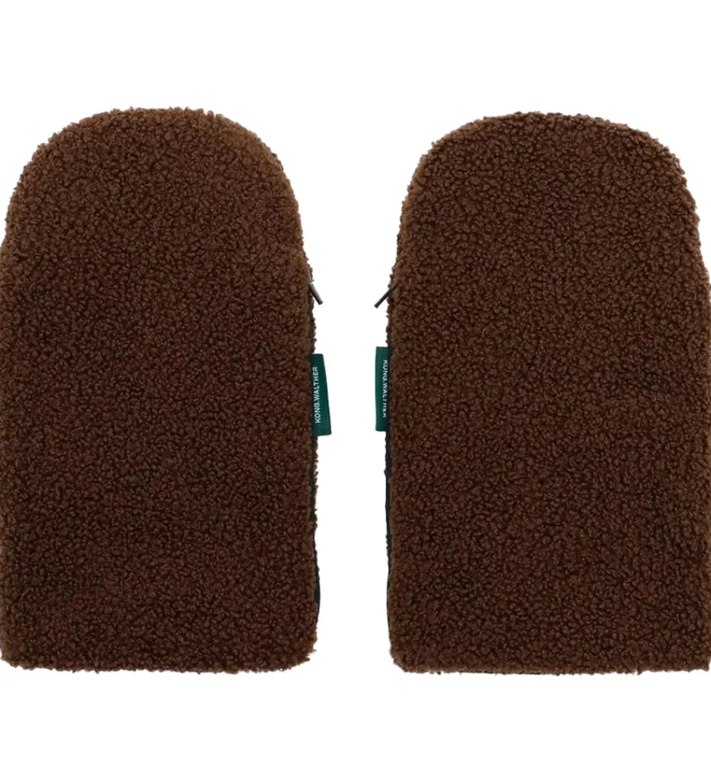 KongWalther Barnevognsudstyr|Barnevognshandsker*Barnevognshandsker - Østerbro - Chocolate brown tedd