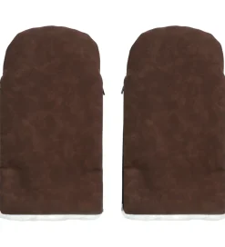 KongWalther Barnevognsudstyr|Barnevognshandsker*Barnevognshandsker - Østerbro - Chocolate Brown Faux