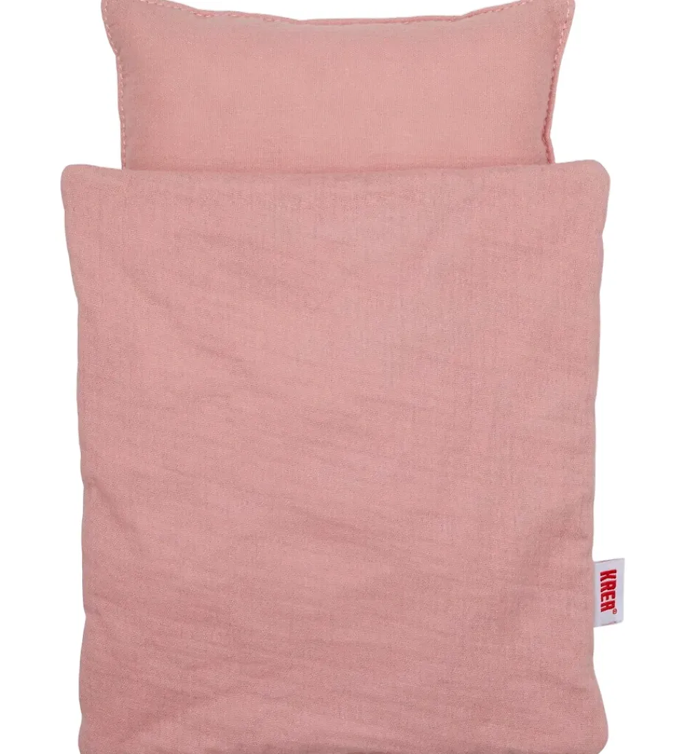 Krea Dukker Og Tilbehør*Dukkesengetøj - Musselin - Rose