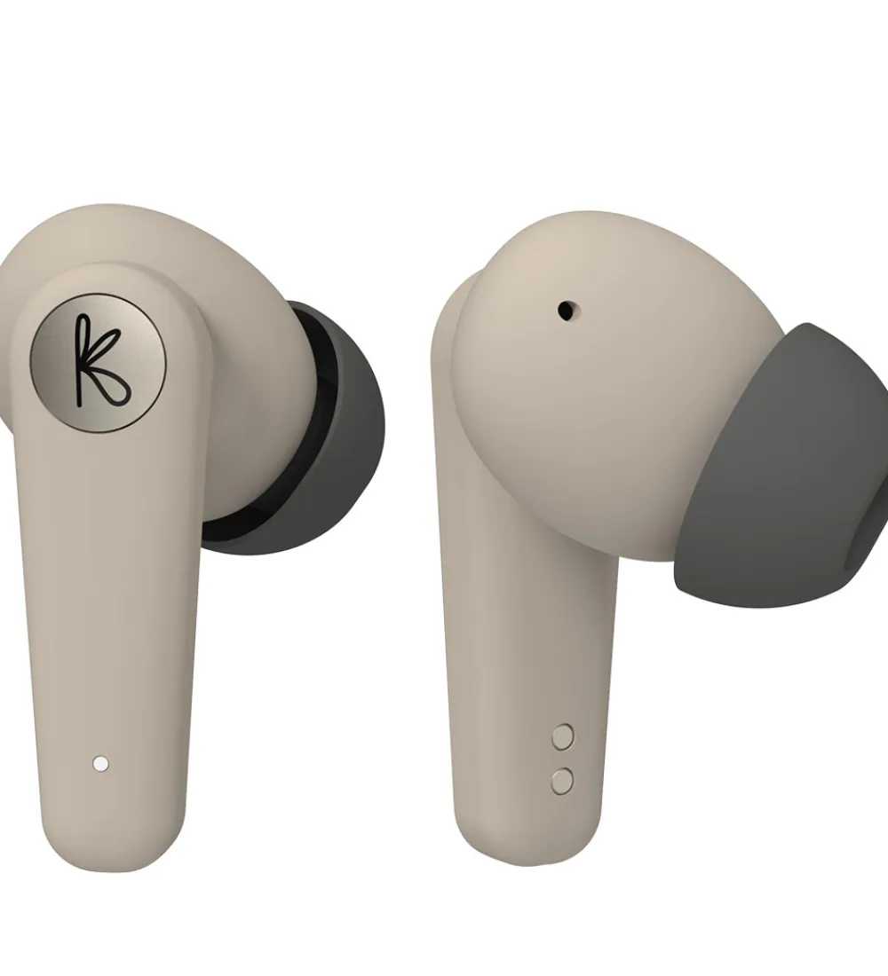 Høretelefoner-Kreafunk Høretelefoner - aSENSE - Bluetooth - Ivory Sand