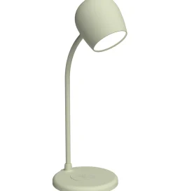Adaptere Og Opladere-Kreafunk Lampe m. Oplader + Højtaler - Ellie - Dusty Olive