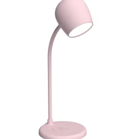 Adaptere Og Opladere-Kreafunk Lampe m. Oplader + Højtaler - Ellie - Dusty Rose