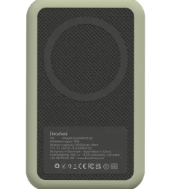 Powerbanks-Kreafunk Powerbank - toCHARGE Qi - Dusty Olive - 5.000mAh