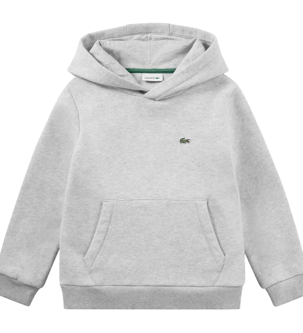 Lacoste Hættetrøjer*Hættetrøje - Core - Argent Chine Heather