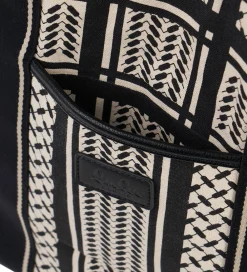 Shoppers-Lala Berlin Shopper - East West - Heritage Stripe Black