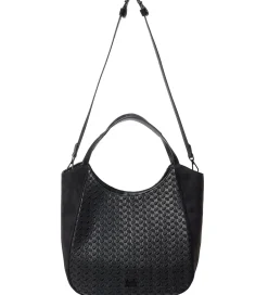 Shoppers-Lala Berlin Shopper - Mar - Heritage Embroidery Black
