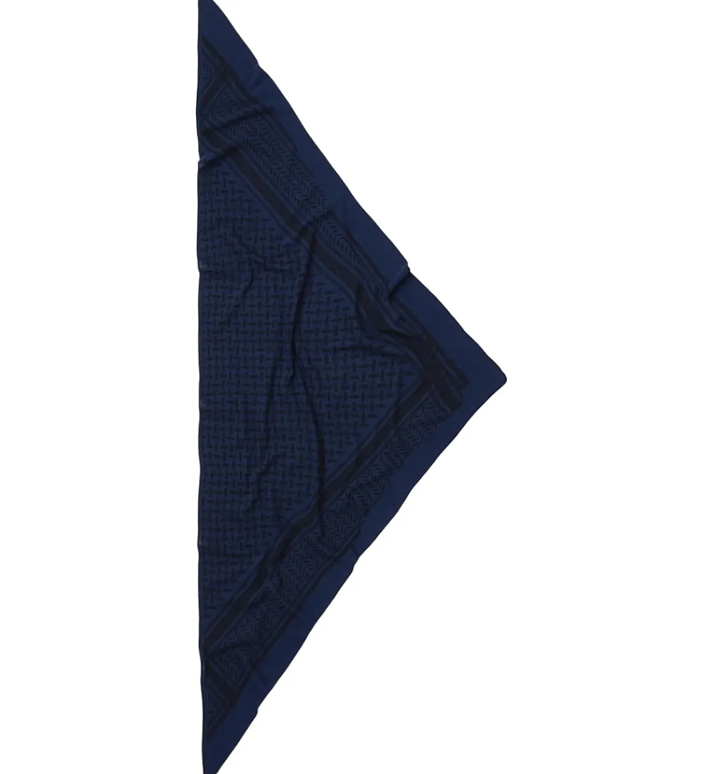 Tørklæder-Lala Berlin Tørklæde - Triangle Trinity M - 162x85 - Inchiostro
