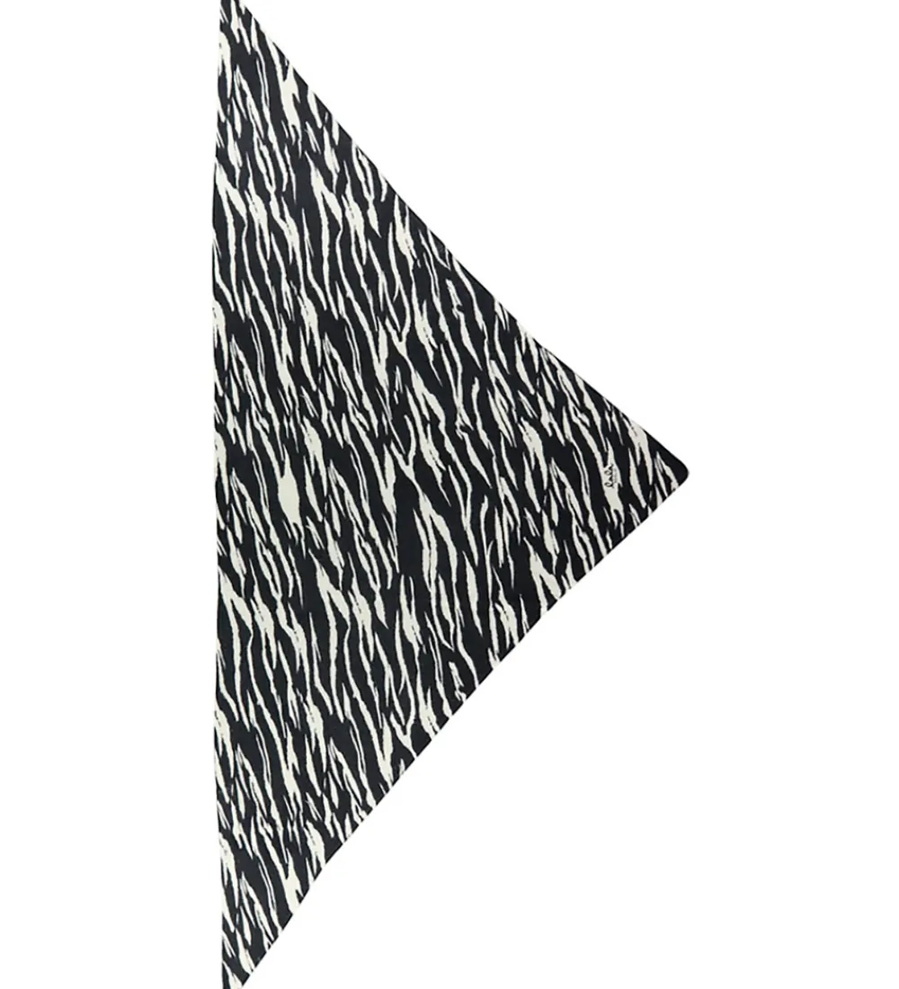 Lala Berlin Tørklæder*Tørklæde - 162x85 - Triangel M - Black Tiger