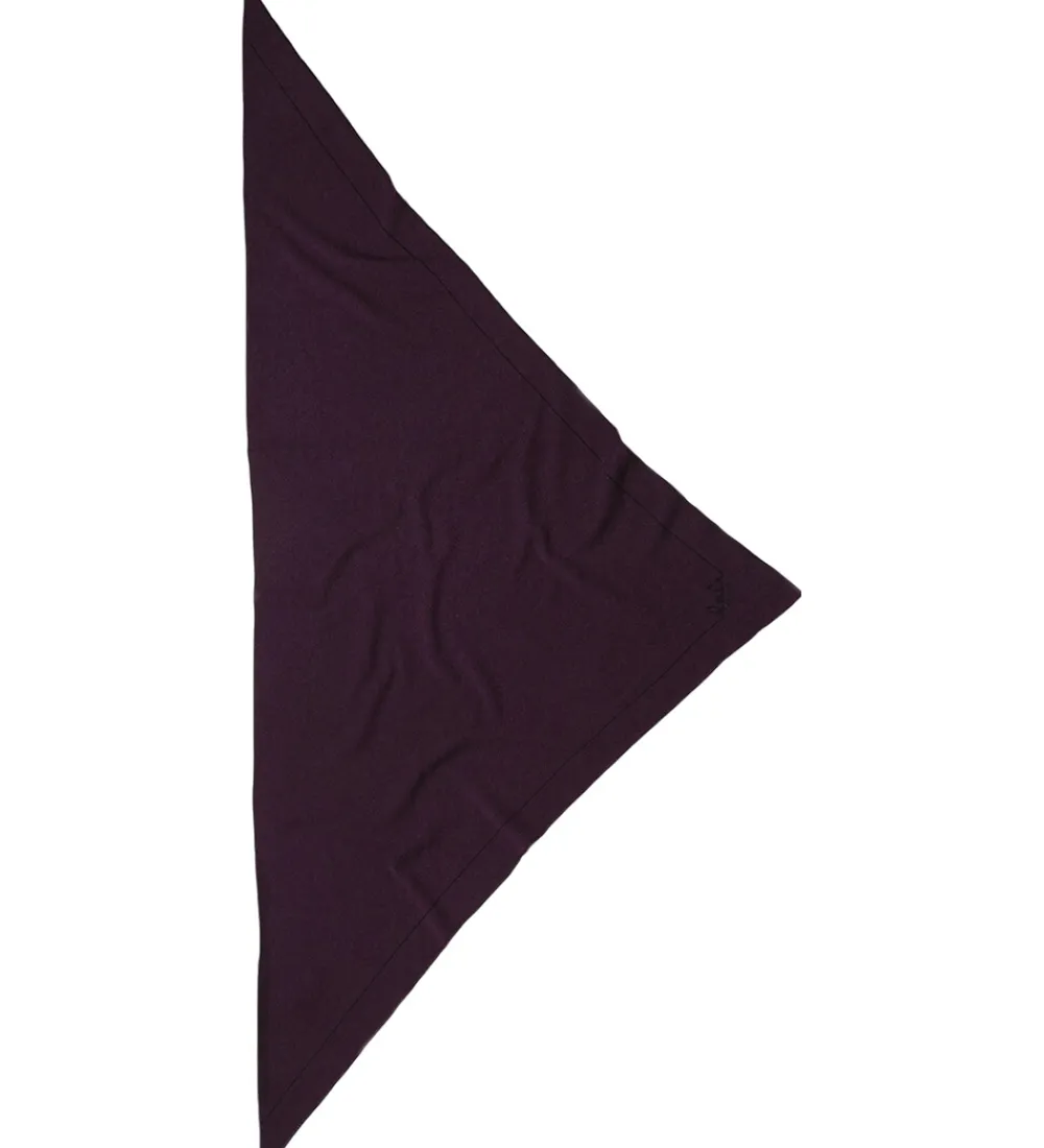 Tørklæder-Lala Berlin Tørklæde - 162x85 - Triangel Solid M - Mosto