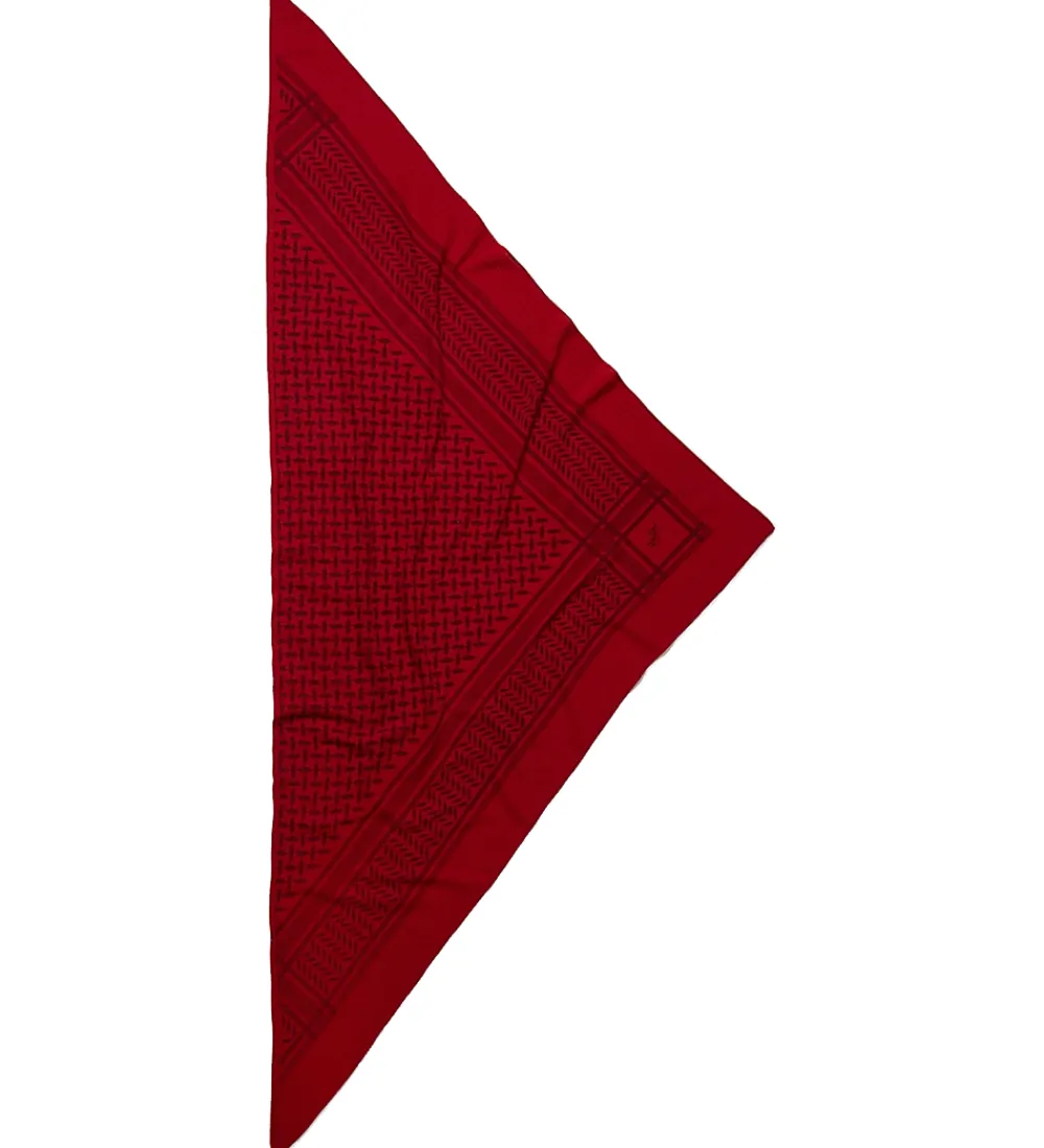 Tørklæder-Lala Berlin Tørklæde - 162x85 - Triangle Trinity Classic M - Bac