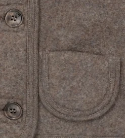 Cardigans-Lalaby Cardigan - Uld - Chocolate