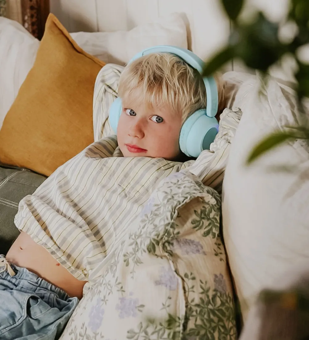Høretelefoner-Lalarma Høretelefoner m. Lys - Trådløs - 85db - Blå