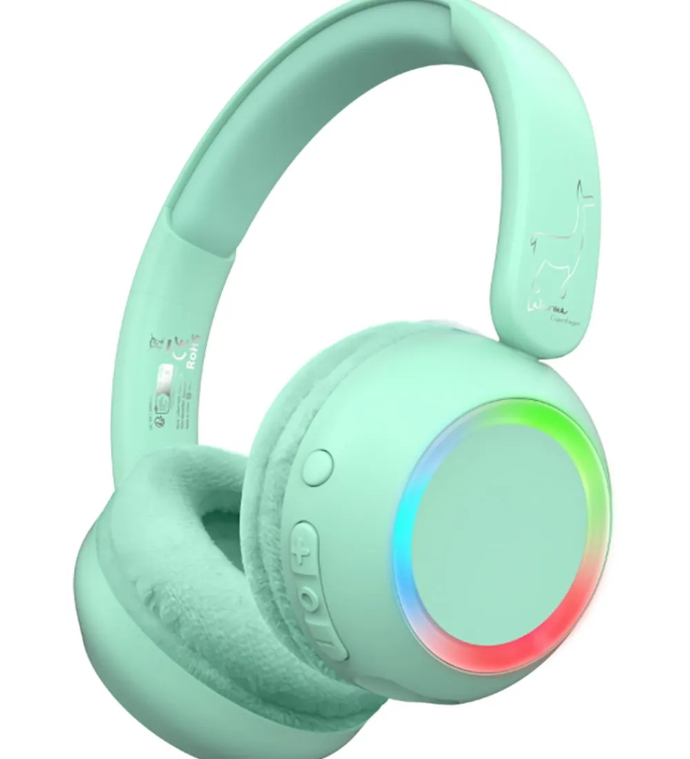 Lalarma Høretelefoner*Høretelefoner m. Lys - Trådløs - 85db - Mint
