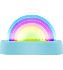 Lalarma Fritstående Lamper|Lamper*Lampe - Dancing Rainbow - 18x11x4 cm - Blå