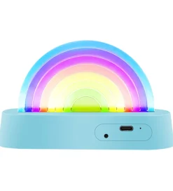 Lalarma Fritstående Lamper|Lamper*Lampe - Dancing Rainbow - 18x11x4 cm - Blå