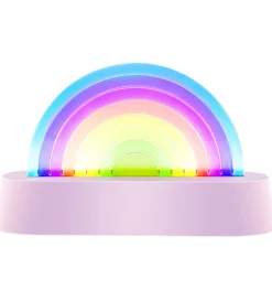 Lalarma Fritstående Lamper|Lamper*Lampe - Dancing Rainbow - 18x11x4 cm - Lilla
