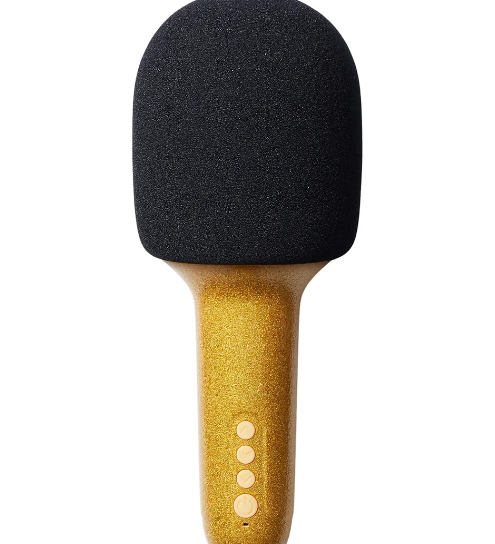 Lalarma Musikinstrumenter*Mikrofon - Glitter Grove - Guld