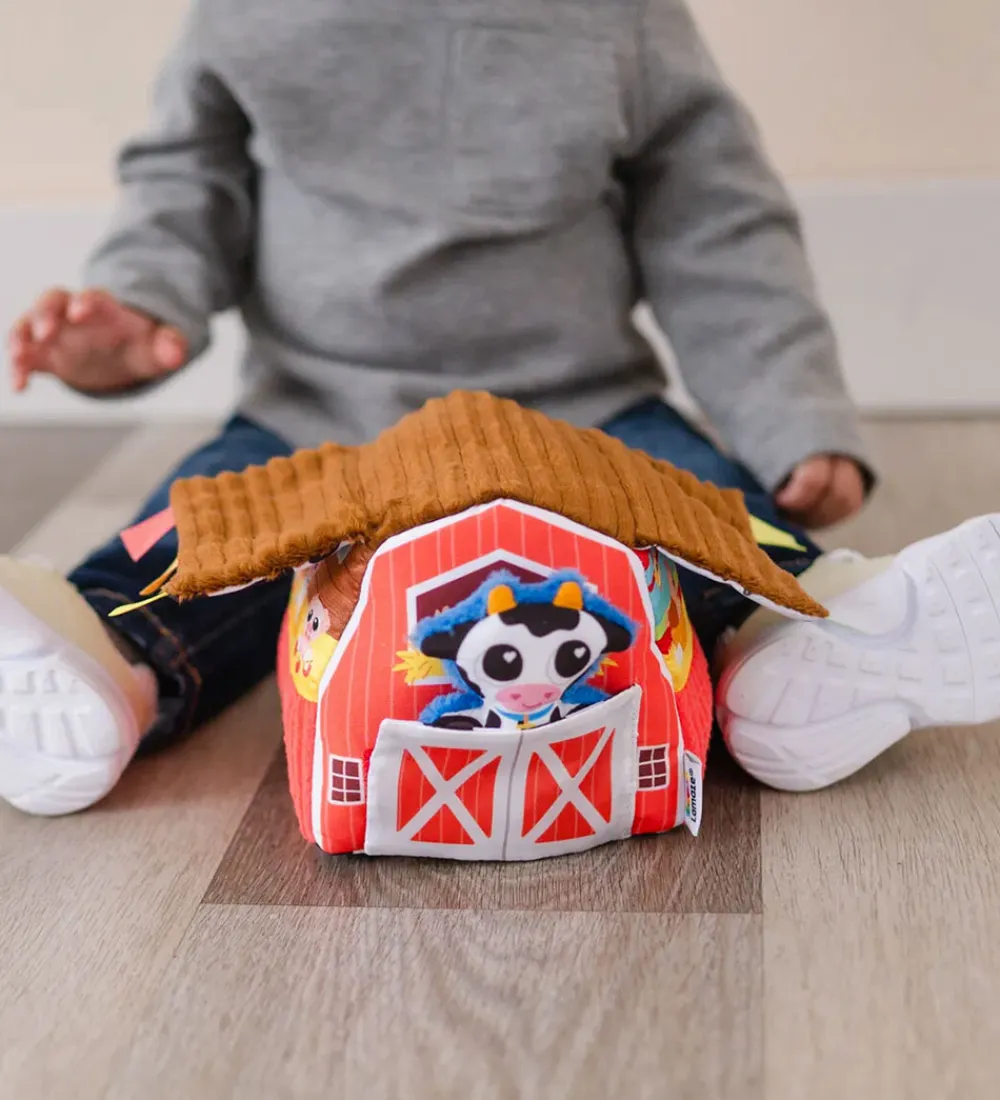 Lamaze Babylegetøj*Aktivitetslegetøj - Peek-A-Moo Friendly Barn