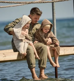 Leander Babyhåndklæde- Og Poncho|Håndklæder*Babyhåndklæde - Hoodie - 80x80 cm - Cappuccino