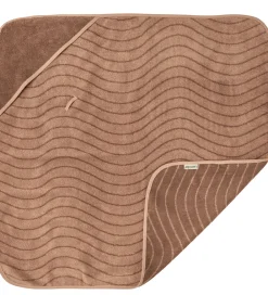 Leander Babyhåndklæde- Og Poncho|Håndklæder*Babyhåndklæde - Hoodie - 80x80 cm - Clay