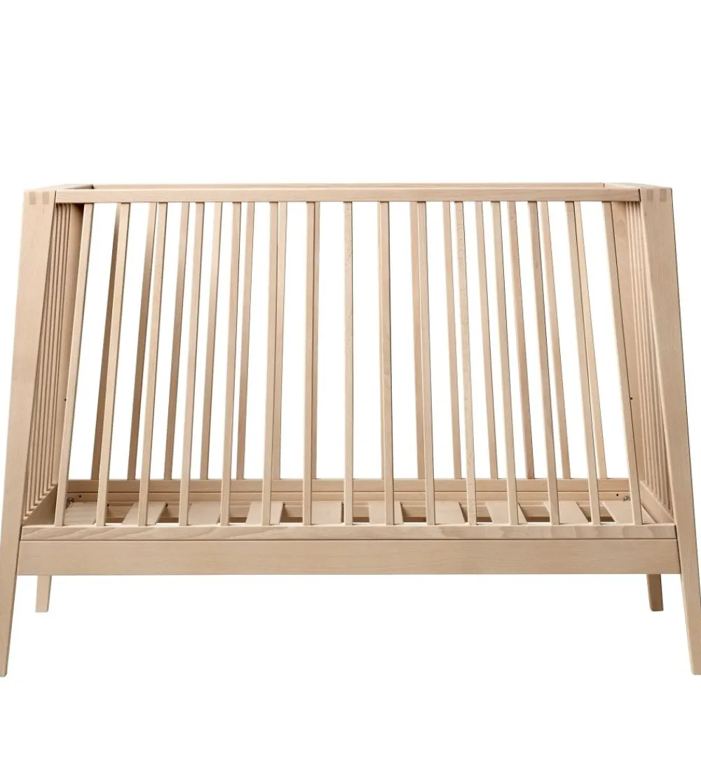 Senge-Leander Linea Babyseng - 132x65x90 cm - Bøg
