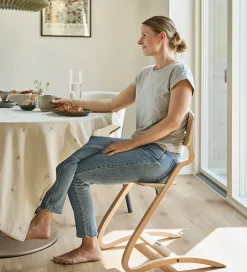 Leander Højstole|Møbler*Louie Højstol - Uden Bøjle - Eg Natur
