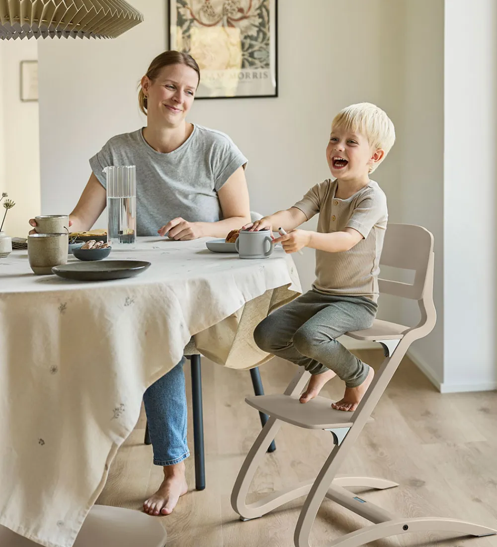 Højstole|Møbler-Leander Louie Højstol - Uden Bøjle - Cappuccino
