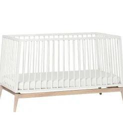 Leander Senge*Luna Babyseng - 140x70 - Hvid/Eg