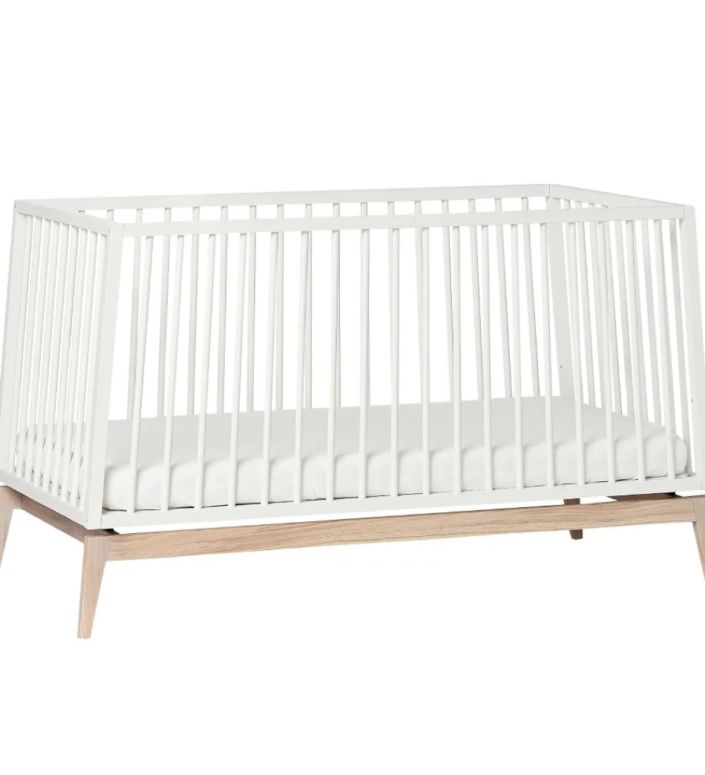 Leander Senge*Luna Babyseng - 140x70 - Hvid/Eg
