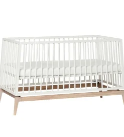 Leander Senge*Luna Babyseng - 140x70 - Hvid/Eg