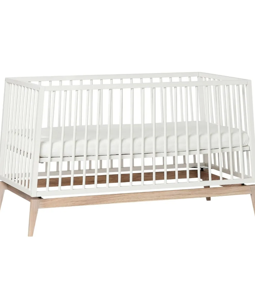 Leander Senge*Luna Babyseng - 140x70 - Hvid/Eg