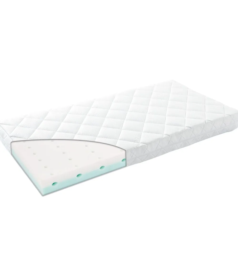 Madrasser-Leander Madras - Linea/Luna - Comfort - 120x60 cm - Hvid