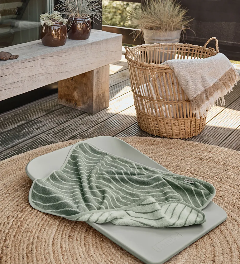 Leander Pusletid|Puslepuder Og -Underlag*Matty Puslepude - Mini - Sage Green