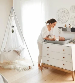 Leander Puslepuder Og -Underlag*Matty Puslepude - Pearl Grey