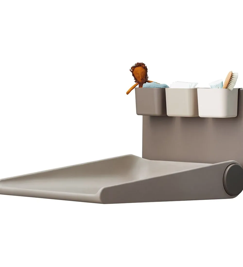 Leander Pusleborde*Wally Puslebord - Væghængt - 56x80 cm - Cappuccino
