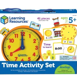 Aktivitetslegetøj-Learning Resources Aktivitetslegetøj - Lær Klokken - 41 Dele