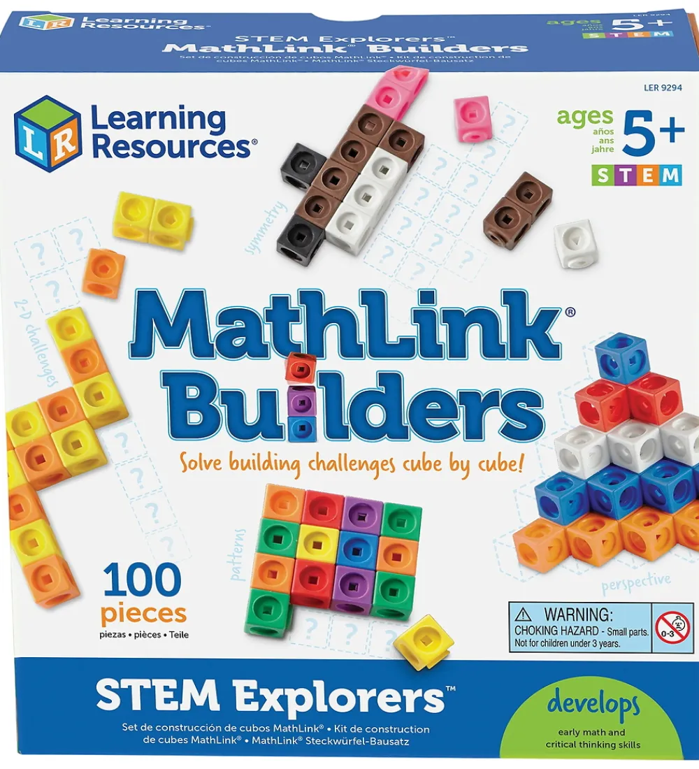 Learning Resources Konstruktionslegetøj*Legetøj - MathLink Cubes - Byg