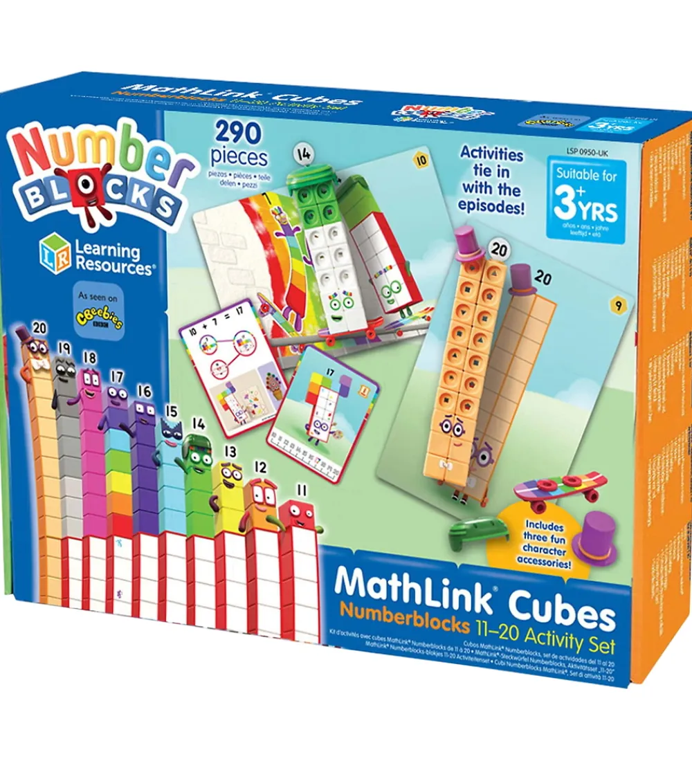 Learning Resources Kreasæt*Resources Legetøj - MathLink Cubes - Numberbl