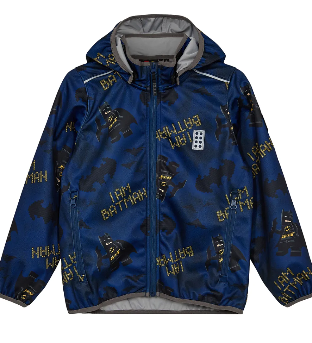 LEGO® Wear Softshell*LEGO® Batman Softshelljakke - LWScout 201 - Mørkeblå m. Print