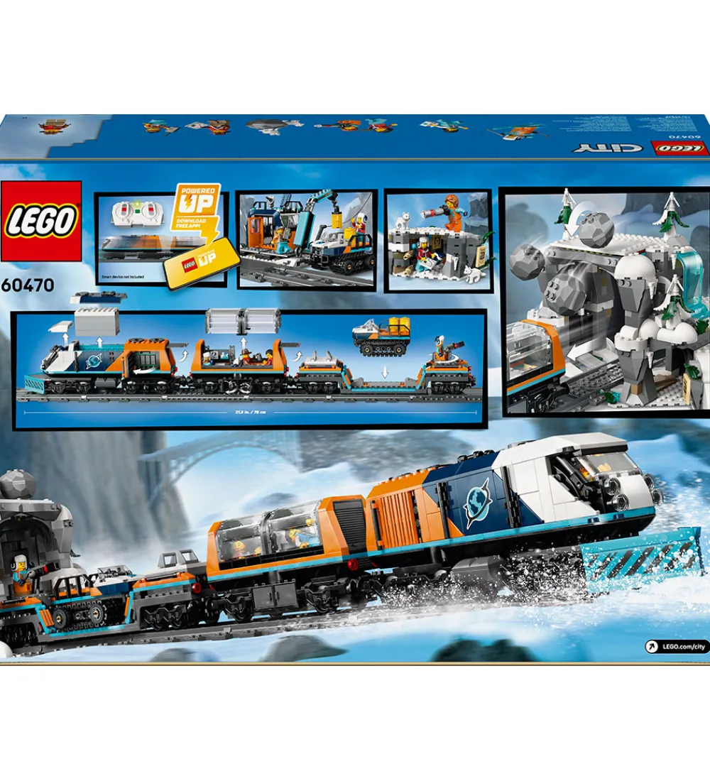 Lego®|Konstruktionslegetøj-LEGO® City - Polarforskernes Arktiske Ekspr... 60470 - 1517 Dele