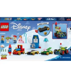 LEGO® Lego®|Konstruktionslegetøj*Disney - Toy Story-fejring: Tog og fje... 43264 - 206 Dele