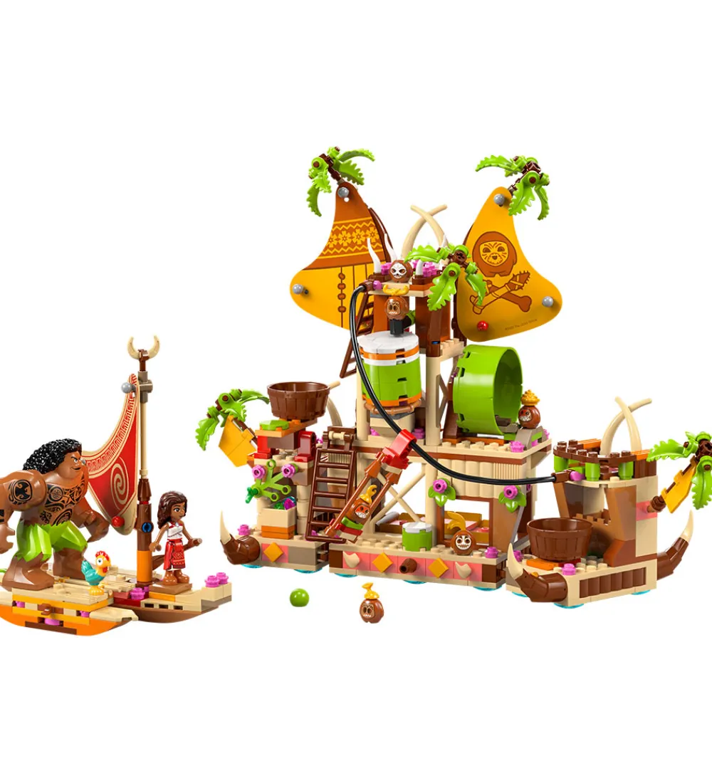 Lego®|Konstruktionslegetøj-LEGO® Disney - Vaiana 2 - Kakamora-båd 43258 - 572 Dele