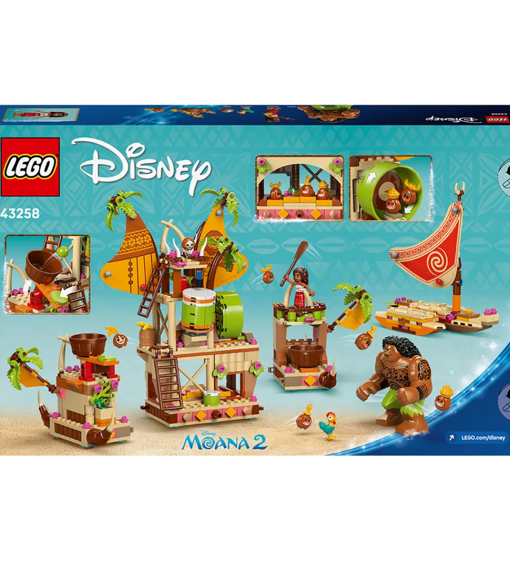 Lego®|Konstruktionslegetøj-LEGO® Disney - Vaiana 2 - Kakamora-båd 43258 - 572 Dele