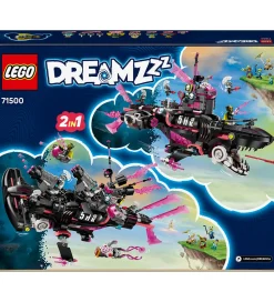 Lego®|Konstruktionslegetøj-LEGO® DREAMZzz - Mareridtshaj-ubåd 71500 - 1413 Dele