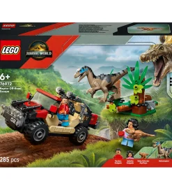 LEGO® Lego®|Konstruktionslegetøj*Jurassic World - Flugt fra Raptor 76972 - 285 Dele
